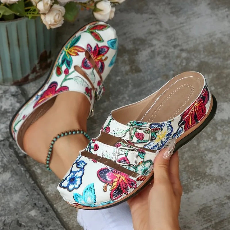 Women Slippers 2026 New Mixed Colors Outdoor Shoes for Women Casual Beach Large Size Wedge Sandals Fashion Slippers Slides Women Zpaxo
