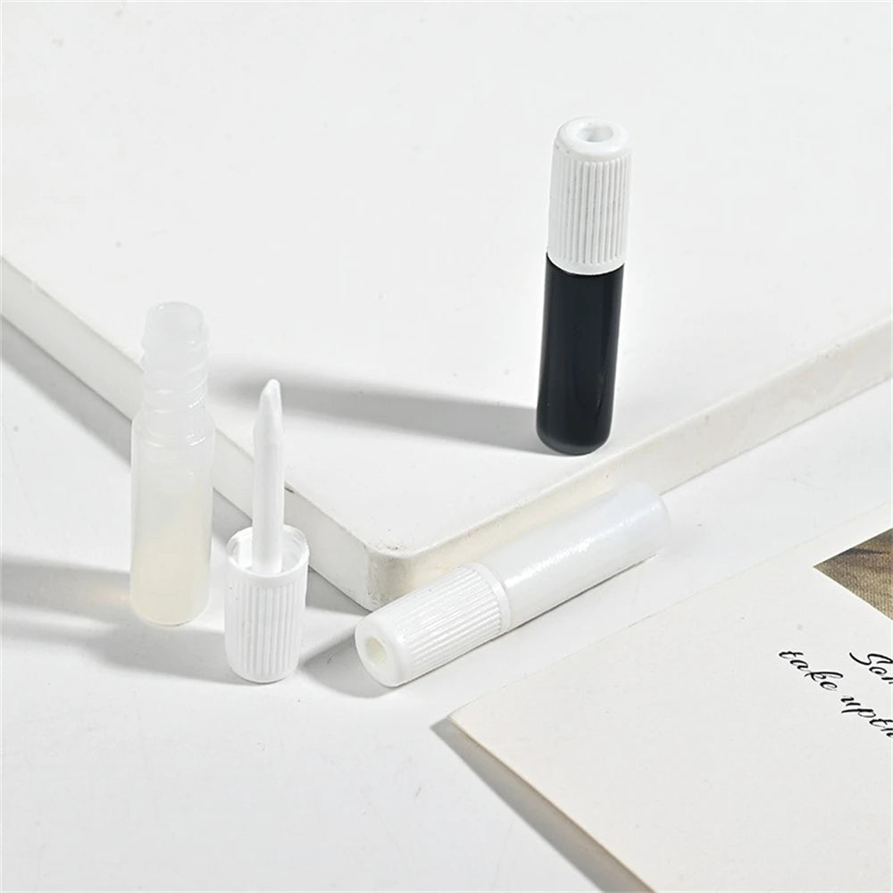 1/3Pc Black White Clear Mini Eyelash Glue Flawless Eyelash Beauty Adhesive Smooth Fast Drying for DIY Repair Bonding Cosmetics Zpaxo