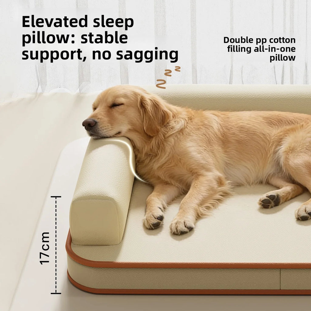 Waterproof PU Leather Dog Bed Mat – All Seasons & All Sizes
