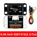 0 96-inch 1 3-inch White 12864 OLED Display Module IIC LCD Screen Zpaxo 0.96 inch