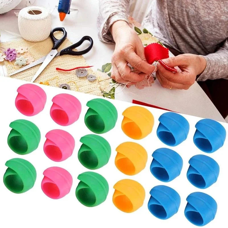 20pcs Thread Spool Huggers Bobbin Clamps Holders Keep Thread Spools From Unwinding Peels Sewing Accessories Zpaxo