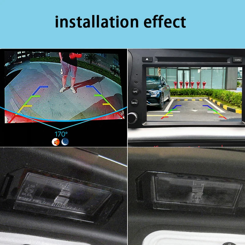 AHD 1080P CVBS Car Reverse Backup Rear View Camera Hyundai I10 I20