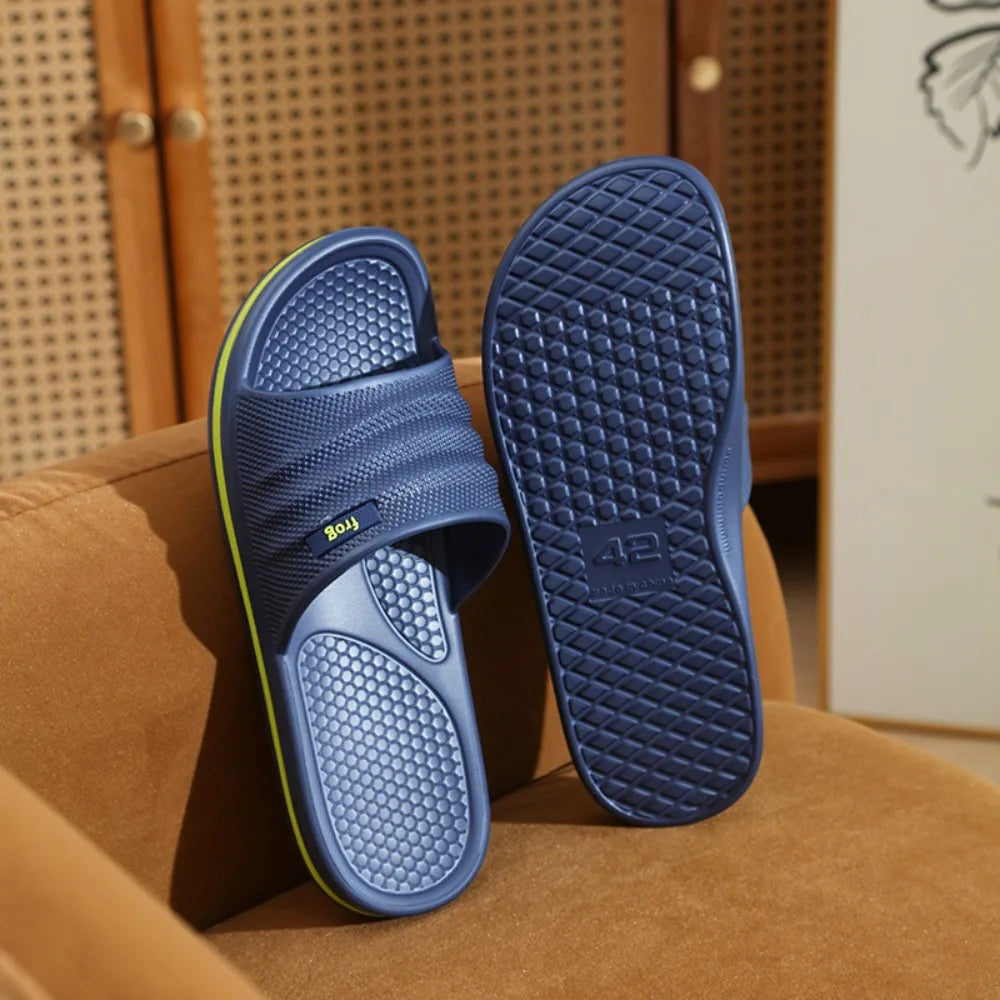 Soft Comfortable House Slippers Couple Women Men Anti-slip Bathroom