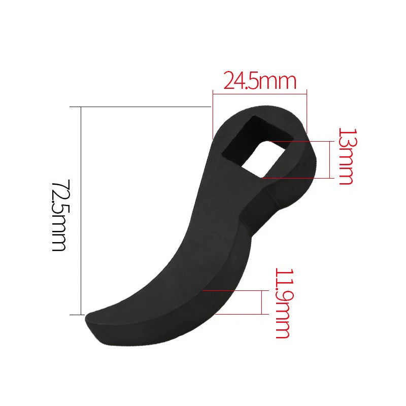 Adjustable Angle Bull Horn Pry Bar Adapter Head for 1/2 3/8 Ratchet Open-End Wrench Half Shaft Drive Disassembly Tool Zpaxo