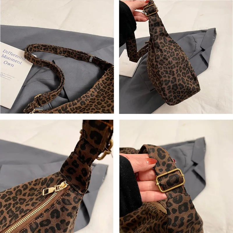 Trendy Casual Soft Textile Women's Shoulder Bag Large Capacity