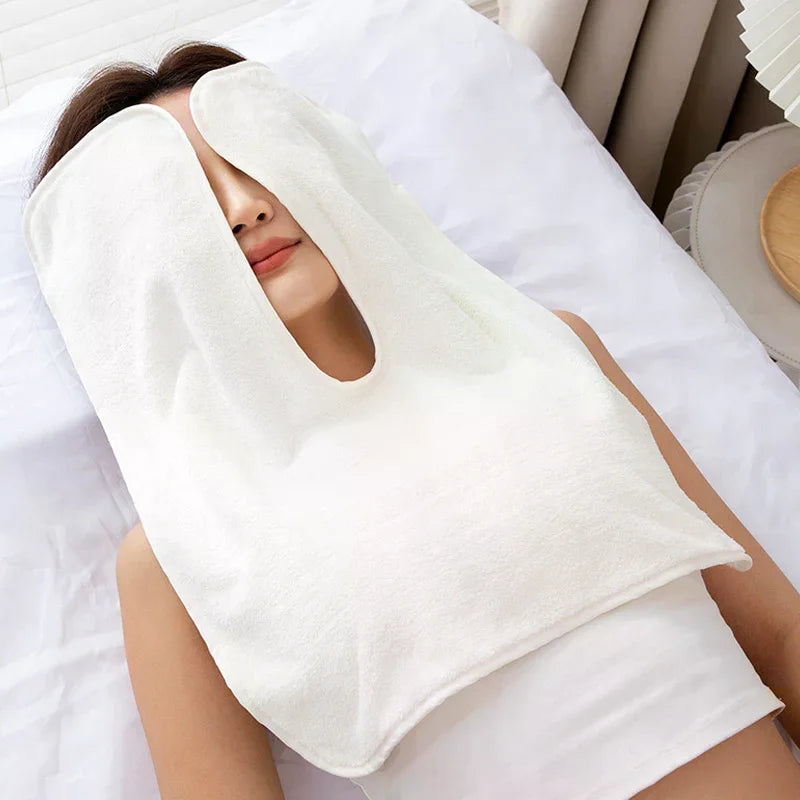 Coral Fleece Beauty Salon U-shaped Towel Anti-dirty Water Absorbent Zpaxo
