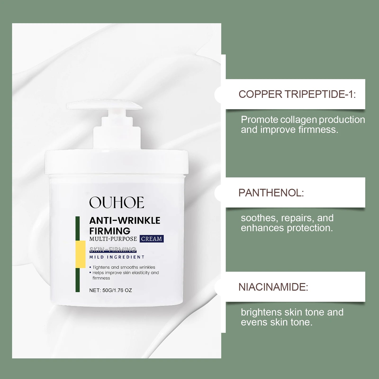 Face Firming Cream Tightening Skin Anti Wrin-kle Nourish Hydrating Zpaxo