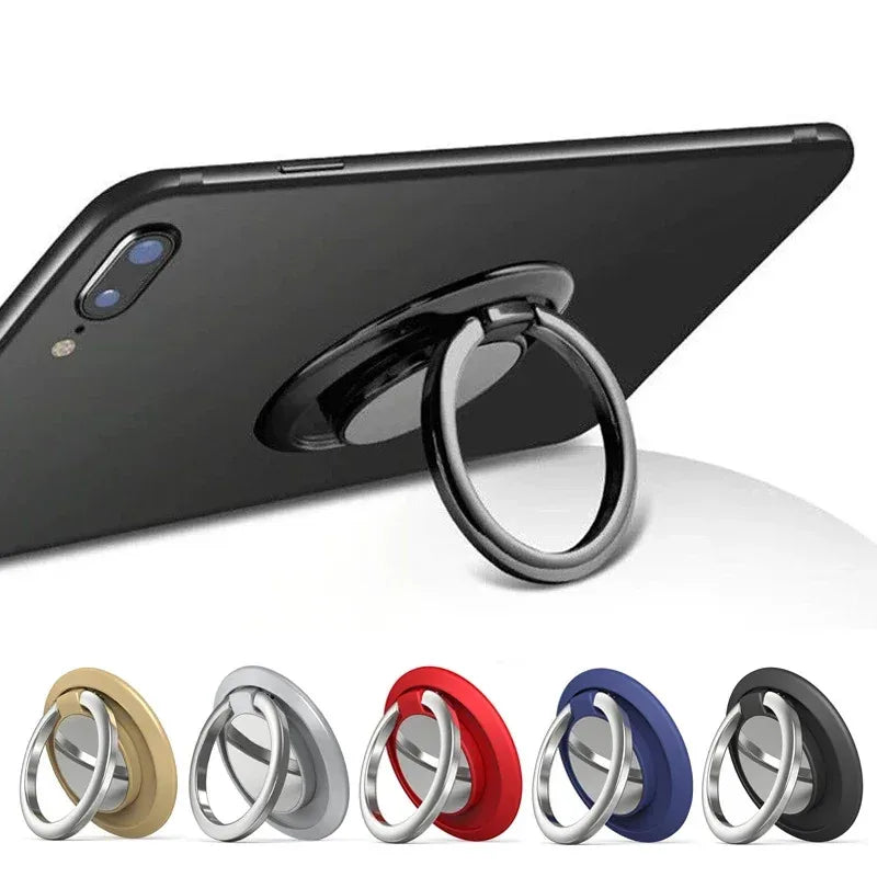 360° Magnetic Ring Phone Holder – Universal Grip & Stand