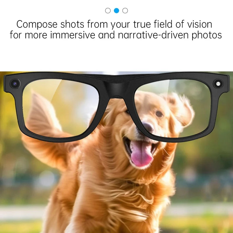 2026 New 800W Camera Smart Glasses Video Recording AI Photo Recognition Bluetooth Call Voice Translation AI Amart Glasses Zpaxo