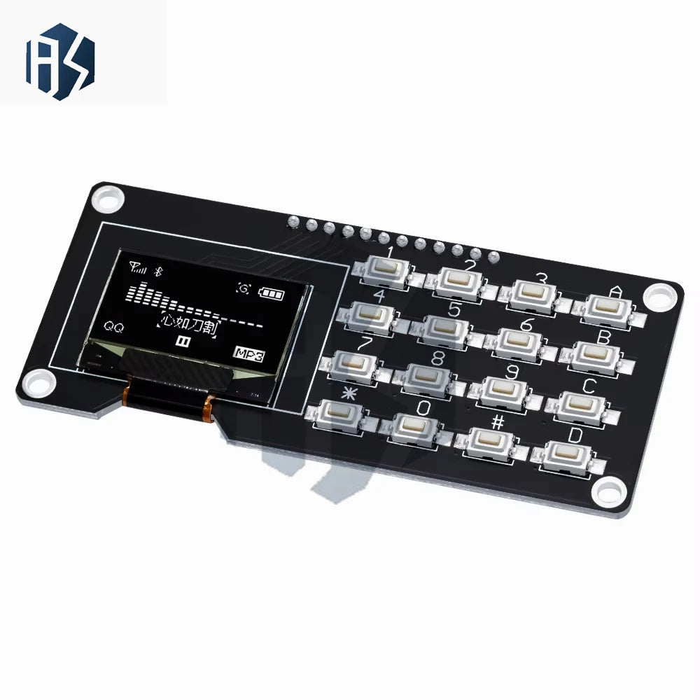 SSD1106 SSD1315 0 96 1 3 OLED Keypad Module 4x4 16-Key Combo Arduino Zpaxo