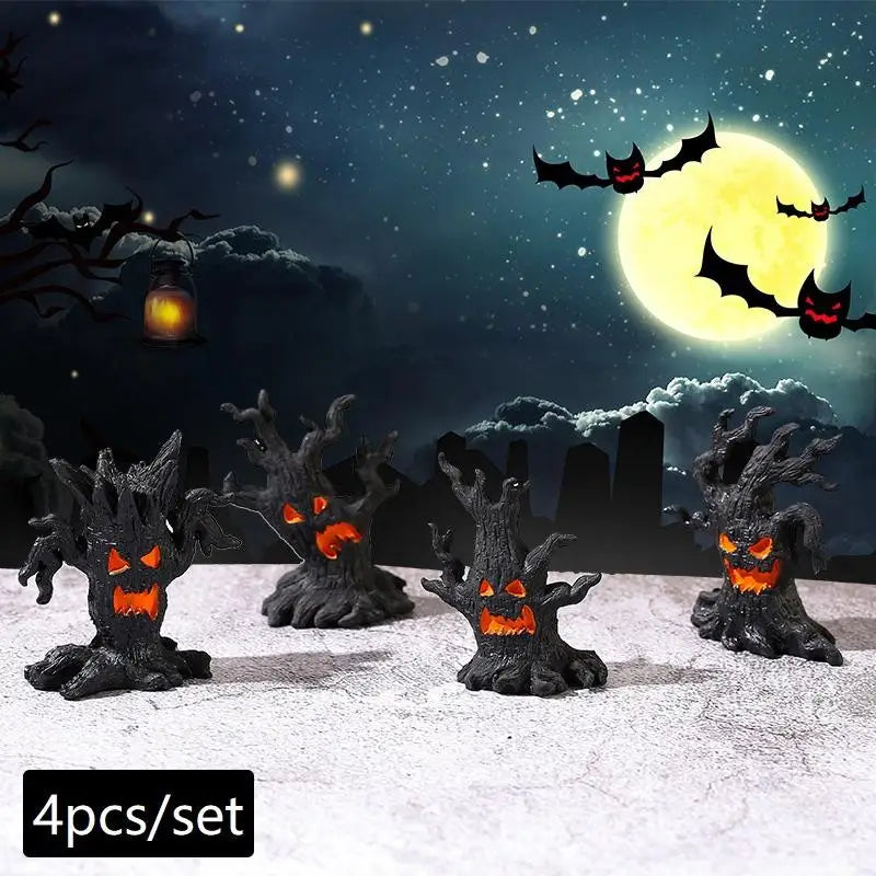 Micro Landscape Halloween Dryad Ornaments Mini Dryad Shape Craft Resin Ornament For Halloween Party Horror Atmosphere Home Decor Zpaxo A5