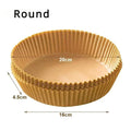 Airfryer Cooking Paper Aerogrill Parchment Paper Baking Tool Airfryer Accessories Air Fryer Paper Oven Liner Disposable Dishes Zpaxo 16CM-Round 50PCS