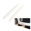 Universal Car Bumper Guard Strip – Anti-Scratch Protector Trim Bumper Protector Strip Zpaxo 2pcs white