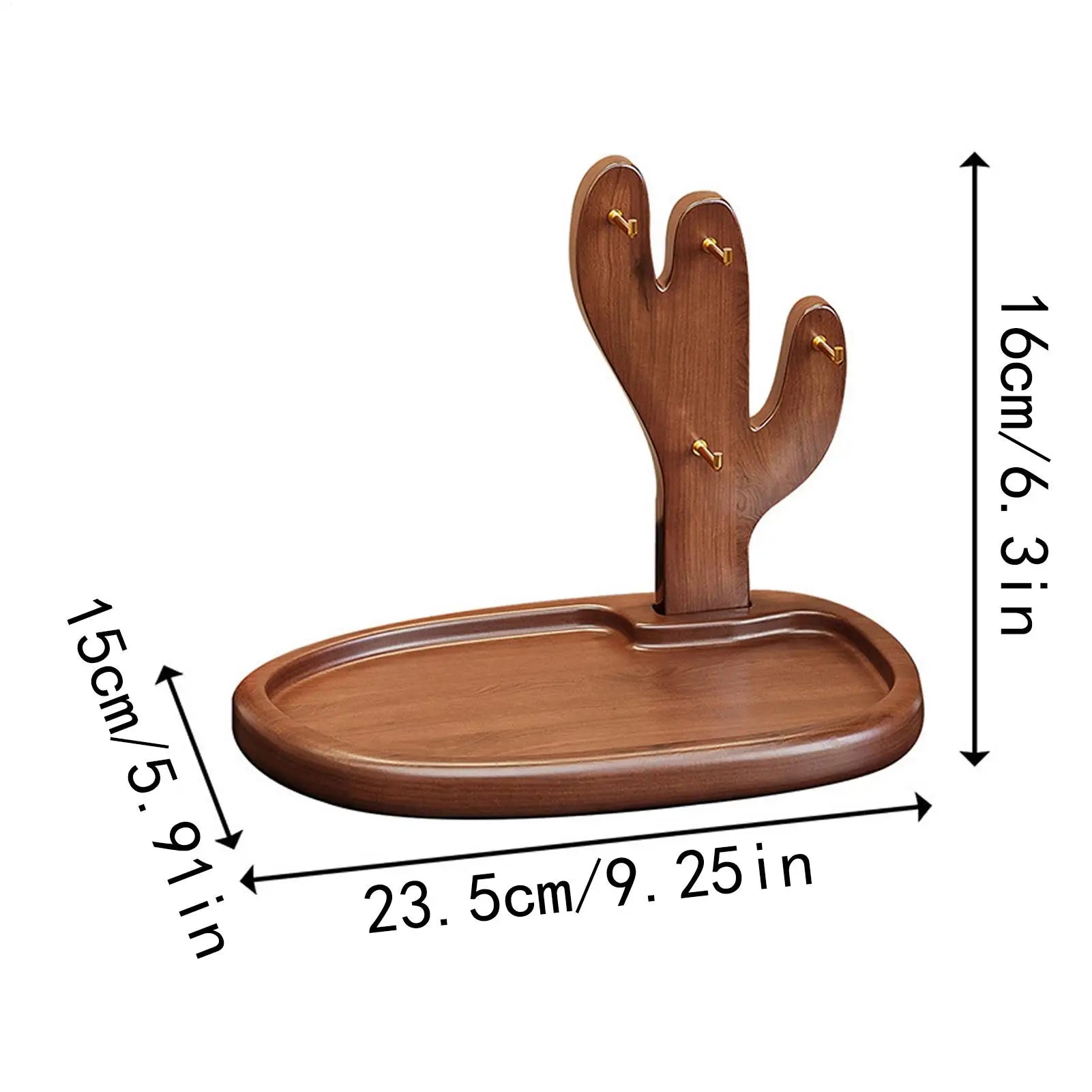 Key Tray Entryway Table Decorative Rustic Wood Organizer Wallet