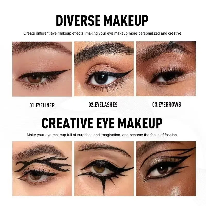 Not Blooming Brown Liquid Eyeliner Easy Wear Quick Drying Waterproof Long-lasting Smooth Ultra-fine Eyeliner Makeup Tools Zpaxo