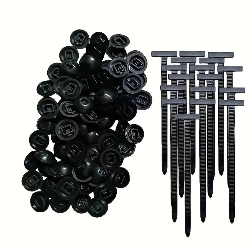 Universal Nylon Cable Tie Buckle Auto Fastening Straps Multi-Purpose Cable Clip Heavy Duty Self-Locking Nylon Zip Ties Holder Zpaxo