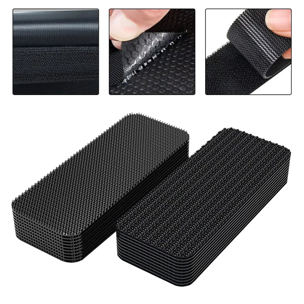 Double Sided Carpet Fixing Stickers High Adhesive Home Car Floor Mats Foot Mats Fixed Patches Anti Skid Grip Tapes Zpaxo
