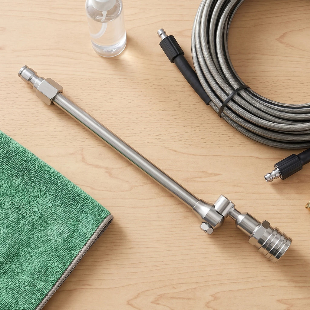 Universal Pressures Car Wash Gun Adjustable Stainless Steel Rotating