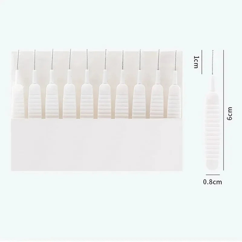 10-Piece Shower Head & Pore Gap Cleaning Brush Set