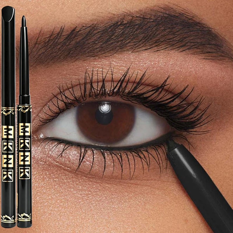 1/3/5/12pcs Black Brown Eyeliner Pencil Lasting Waterproof & Sweat-Proof Eye Pencil Matte Smooth Eye Liner Eyelid Pencil Makeup Zpaxo