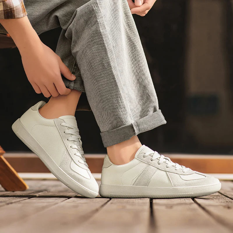 Men's Casual Sneakers Luxury Trainer Shoes Breathable Race Running