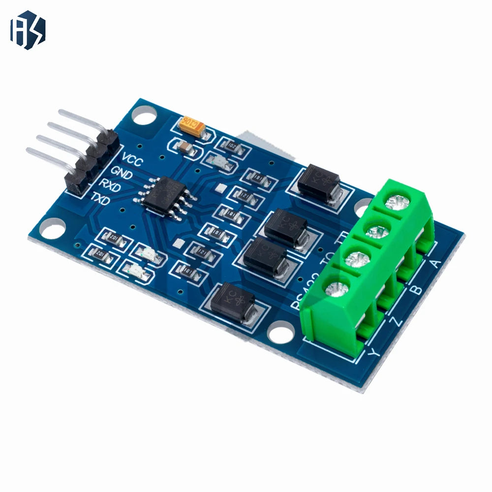 ‌"MAX490 RS422 to TTL Converter Module - Full Duplex Bidirectional Communication Board with 5V Logic Level Support Zpaxo