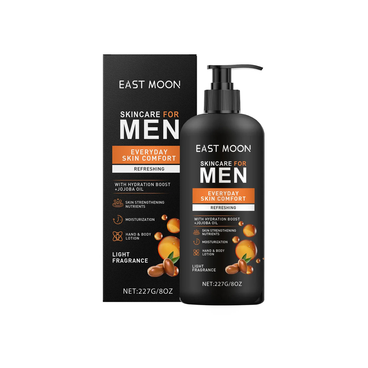Men's Body Lotion Series Moisturize Dry Improve Sagging Oil Control Lasting Fragrance Brighten Skin Nourishing Creams Zpaxo 227g boxed 1