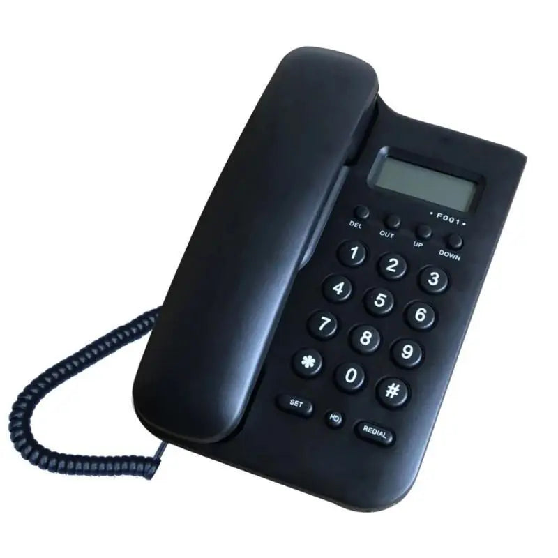 652F Traditional Corded Telephone LCD Display Stable Clear Call Zpaxo