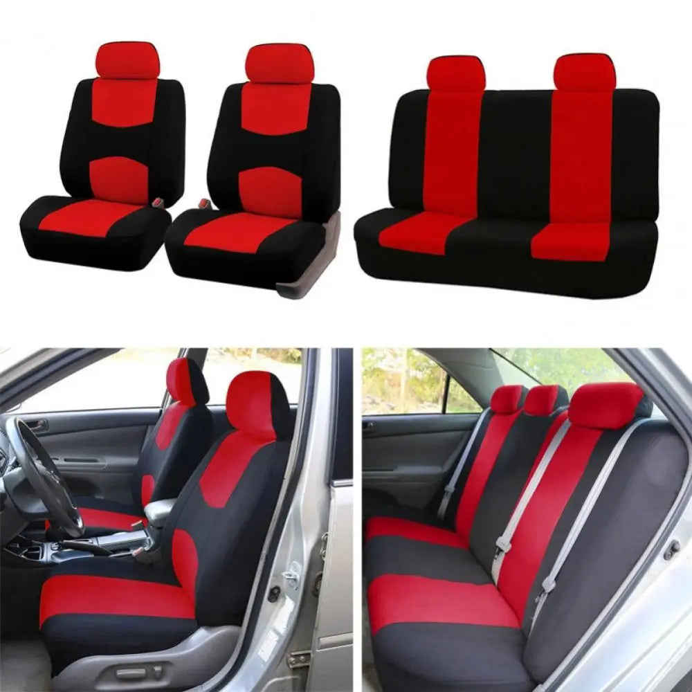 Front Chair Seat Car Accessories Auto Protector Mat Back Cushion Cover Zpaxo