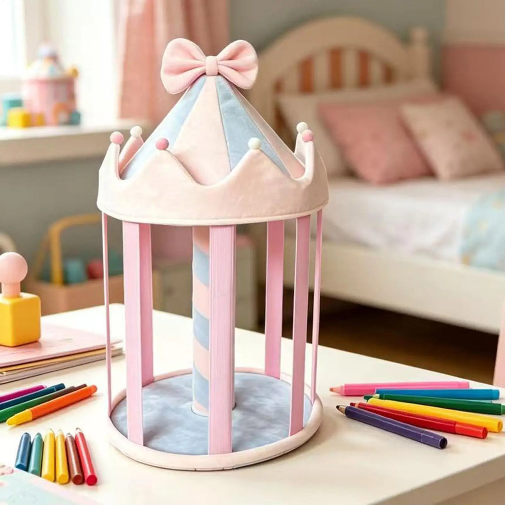 Hair Clip Storage Organizer Bow Display Stand Girls Vanity Room