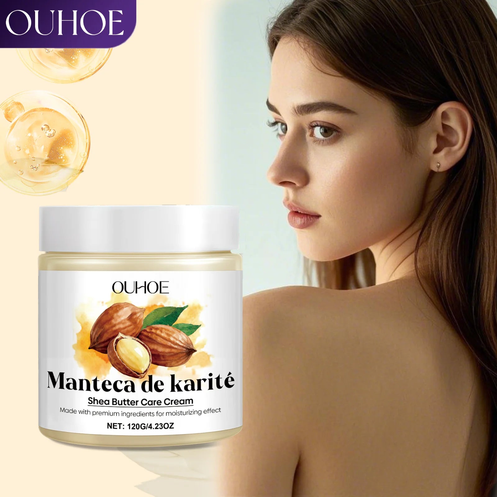 Multi Action Moisturizing Cream for Face Body and Lips Dry Skin Care Winter Skincare Holiday Gift Set with Shea Butter Vitamin E Zpaxo