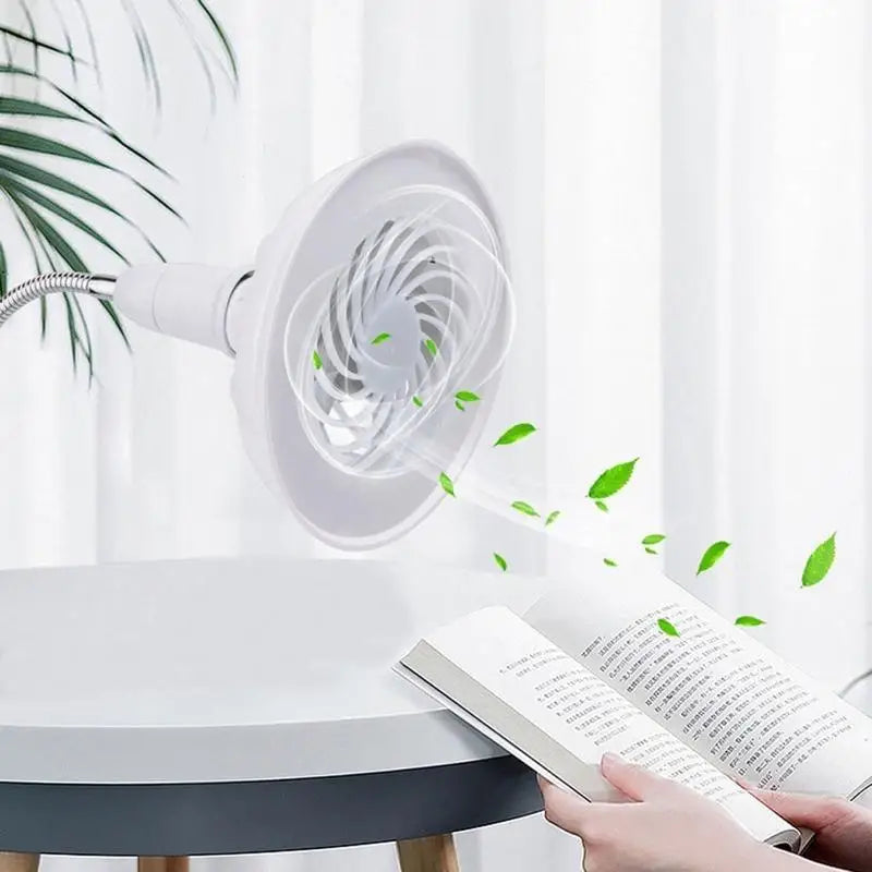 652F 10W Hanging Fan Canopy Lamp Adjustable Lamp with E27 Lamp Head AC85V-265V for Study Office Kitchen Night Markets Stall Zpaxo