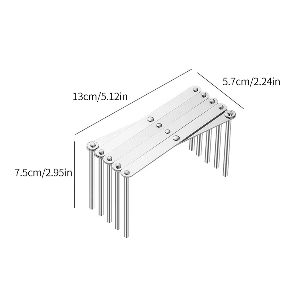 Pot Lid Rack Pan Lid Organizer Retractable Foldable Stainless Steel Plate Dish Holder Shelf Tableware Storage Kitchen Gadgets Zpaxo J2221