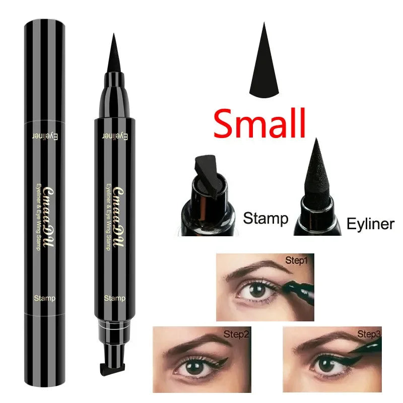1 Big Seal Stamp Liquid Eyeliner Pen Waterproof Double Head Eyes Zpaxo Small