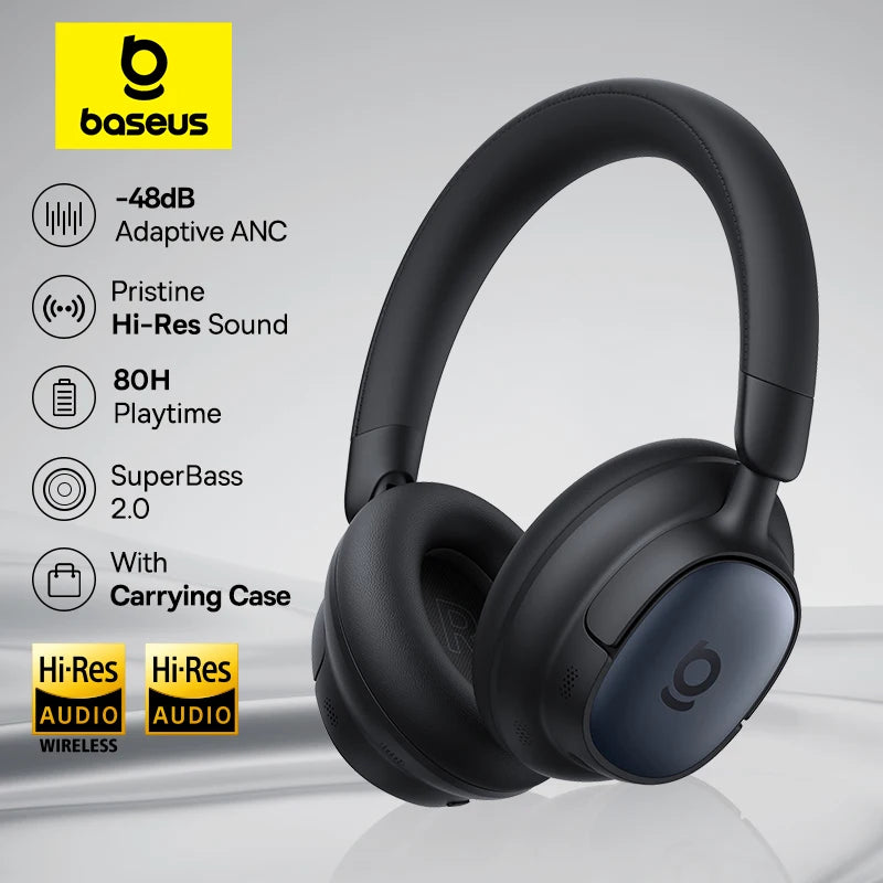 Baseus Bowie MH1 ANC Wireless Headphone 48dB Adaptive Hybrid Noise