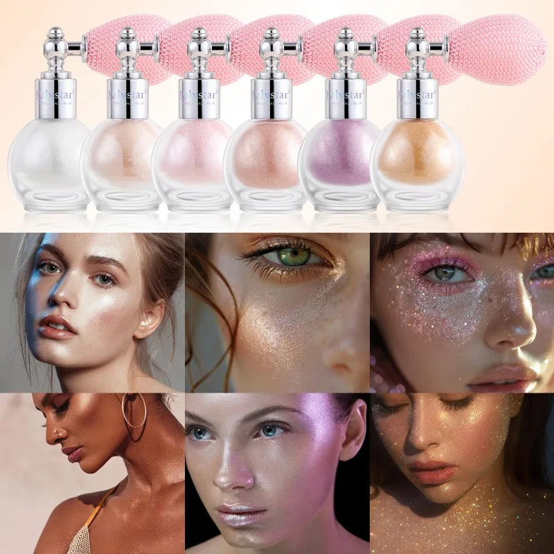 Gloss Body Diamond Shimmering Glitter Spray Liquid Highlight Powder