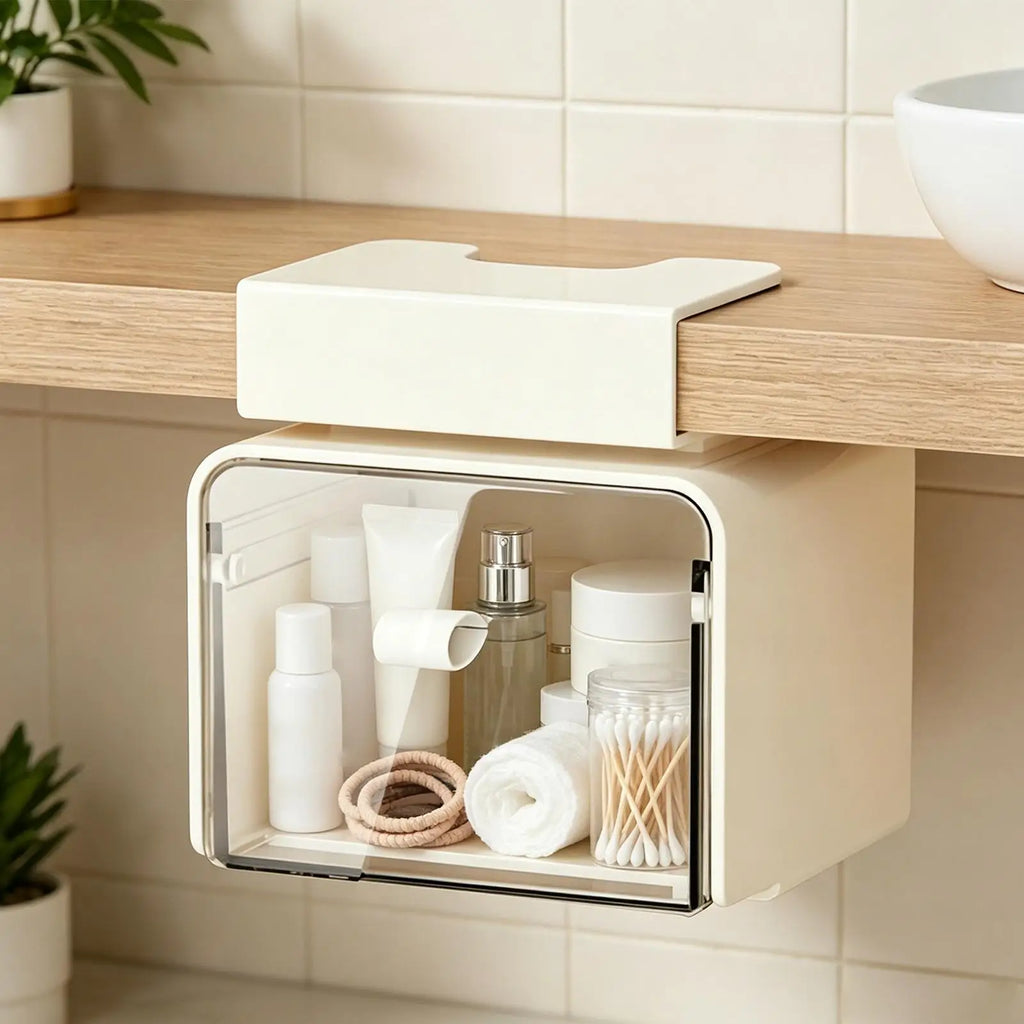 Under Cabinet Drawer Anti-moisture Bathroom Storage Organizer