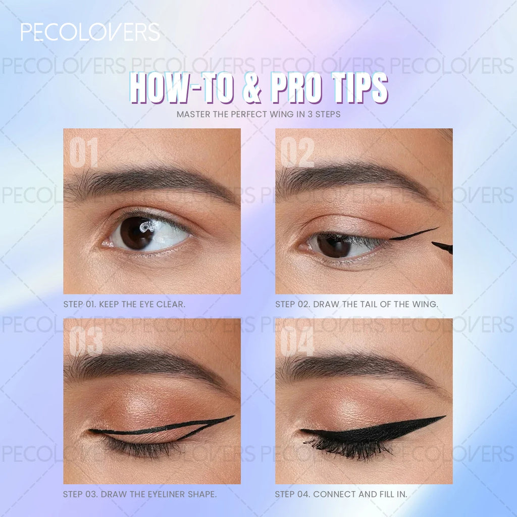 1PC Matte Waterproof Liquid Eyeliner Long Lasting Eye Pencil Non-Smudging Perfect for Christmas Halloween Thanksgiving Gifts Zpaxo