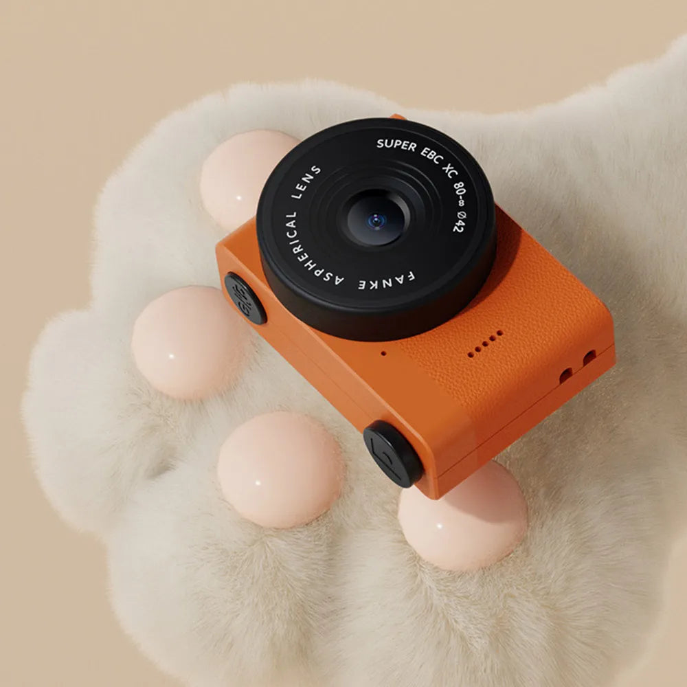 A5 Mini Camera With 1.54in Screen Vintage Camera Front Rear Camera Kids Camera Indoor Home Support TF Card Kids Vlog Camera Zpaxo