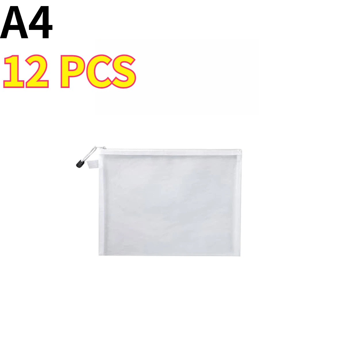 Clear Mesh Zipper Pouches – Nylon Travel & Makeup Organizer