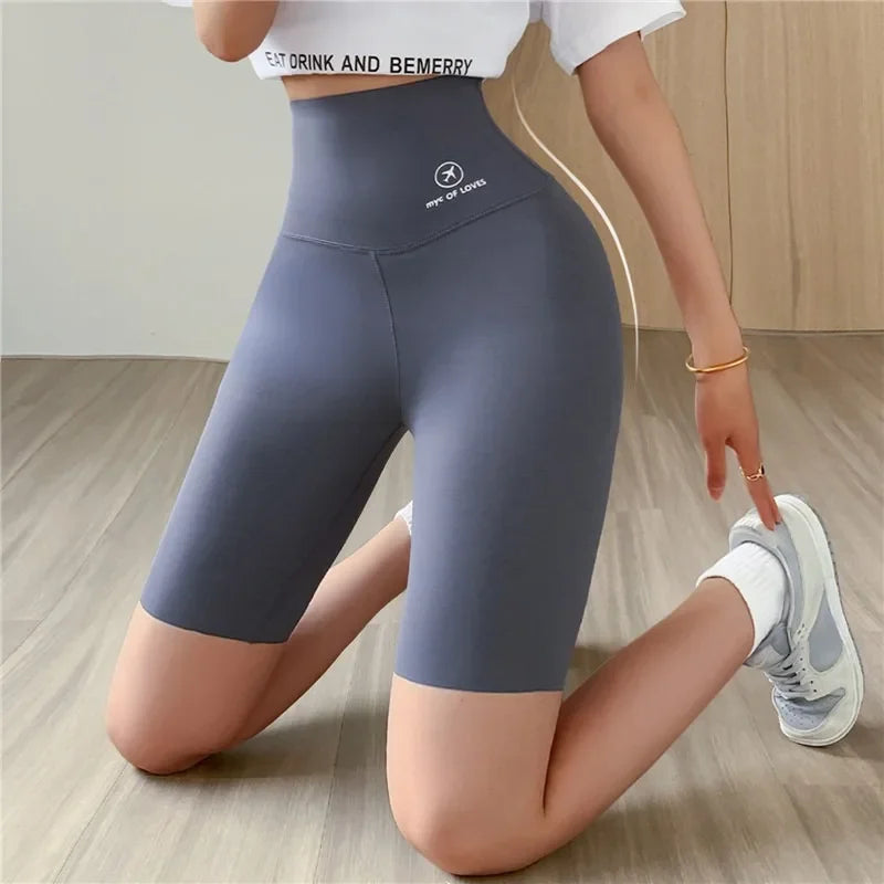 Women's High Waist Butt Lifting Seamless Yoga Shorts