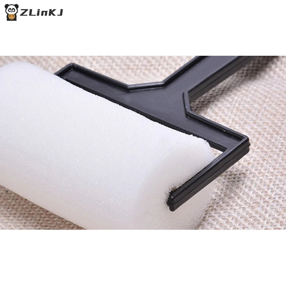 ▶3Pcs White Sponge Brush Foam Painting Roller Brush Kids Craft Tool Drawing Zpaxo