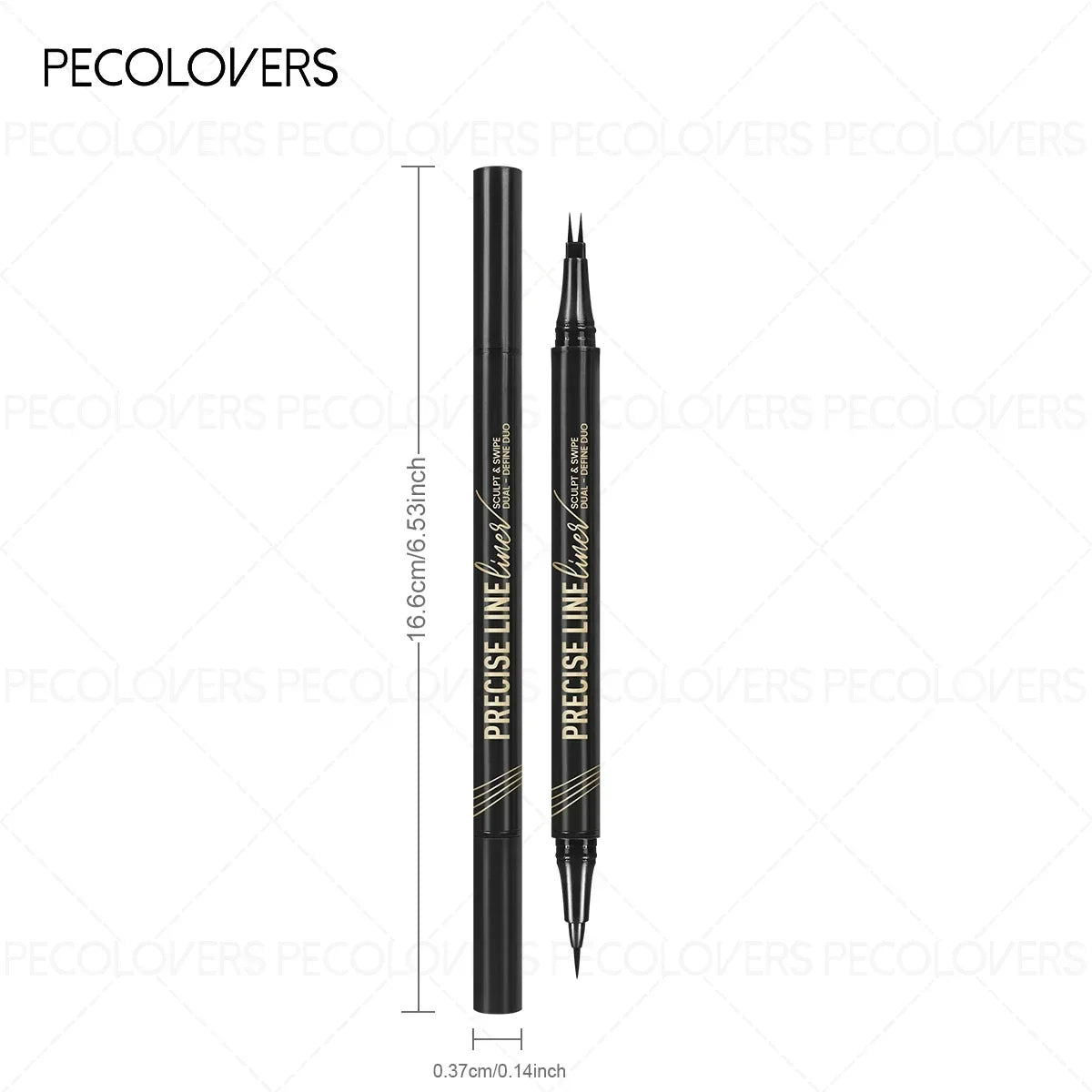 1PC Double-Ended Waterproof Eyebrow Pencil - Non-Fading, Precise Application for Long-Lasting Brow Makeup Zpaxo