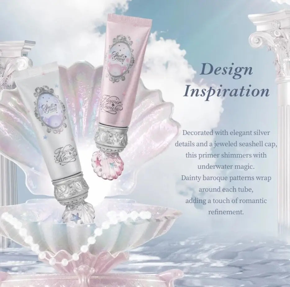 Flower Knows Shells Pearl Jewel Collection Toning Pre-makeup Brighten Zpaxo