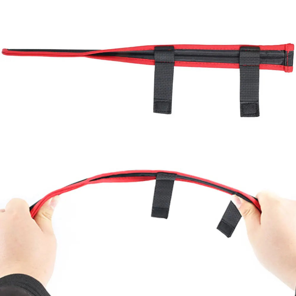 Portable Foldable Fishing Rod Tip Protective Cover Tackle Tubes Case
