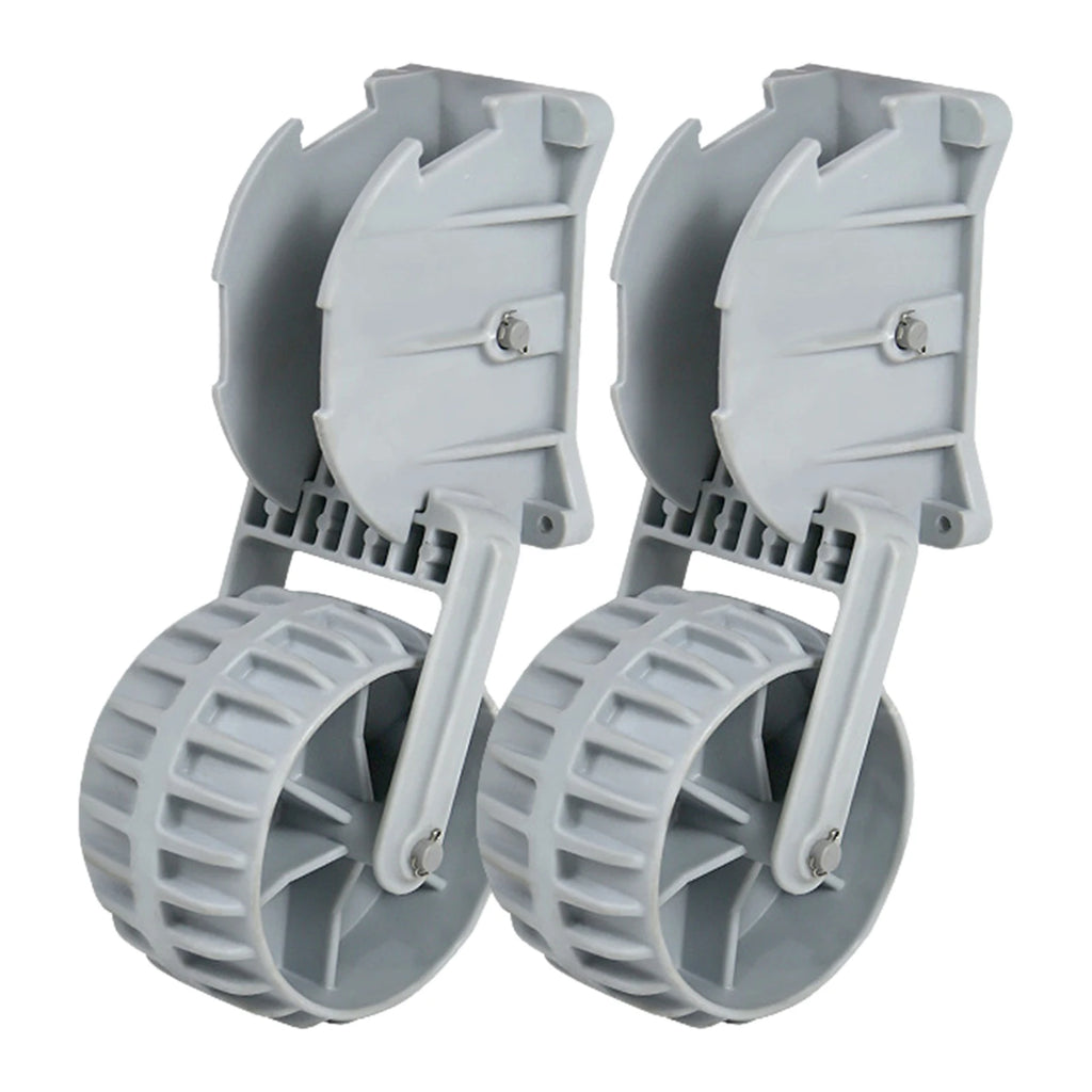 Flip Up Retractable Dinghy Wheels Easy Mount Inflatable Boat