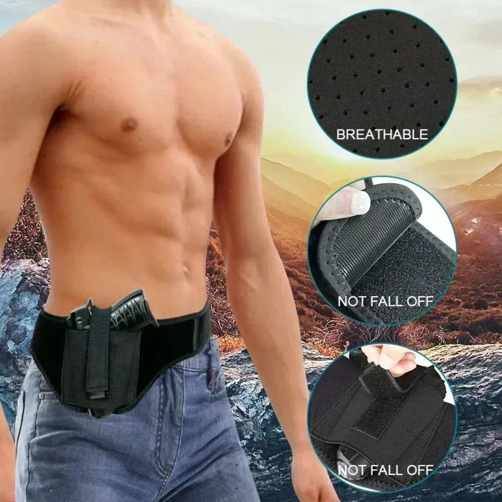 New 1PC Outdoor Gun Holster Holster Multifunctional Concealed Carrying Waist Universal Stock Belt Pistol for Tactical Equipment Zpaxo