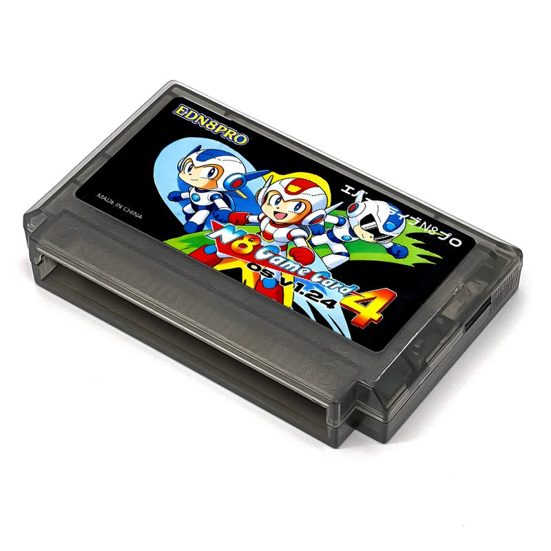 New V1.24 FC N8 Game Card with 2000 Games & 4G TF Card Flash Cartridge for Family Computer 8-Bit Video Game Console Zpaxo