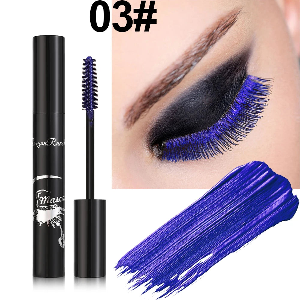 Colorful Mascara, Long-Lasting, Waterproof, Non-Smudged, Lightweight, Smooth, Easy to Color, Thick, Slender, Thick and Lengthening Zpaxo 03Dr132