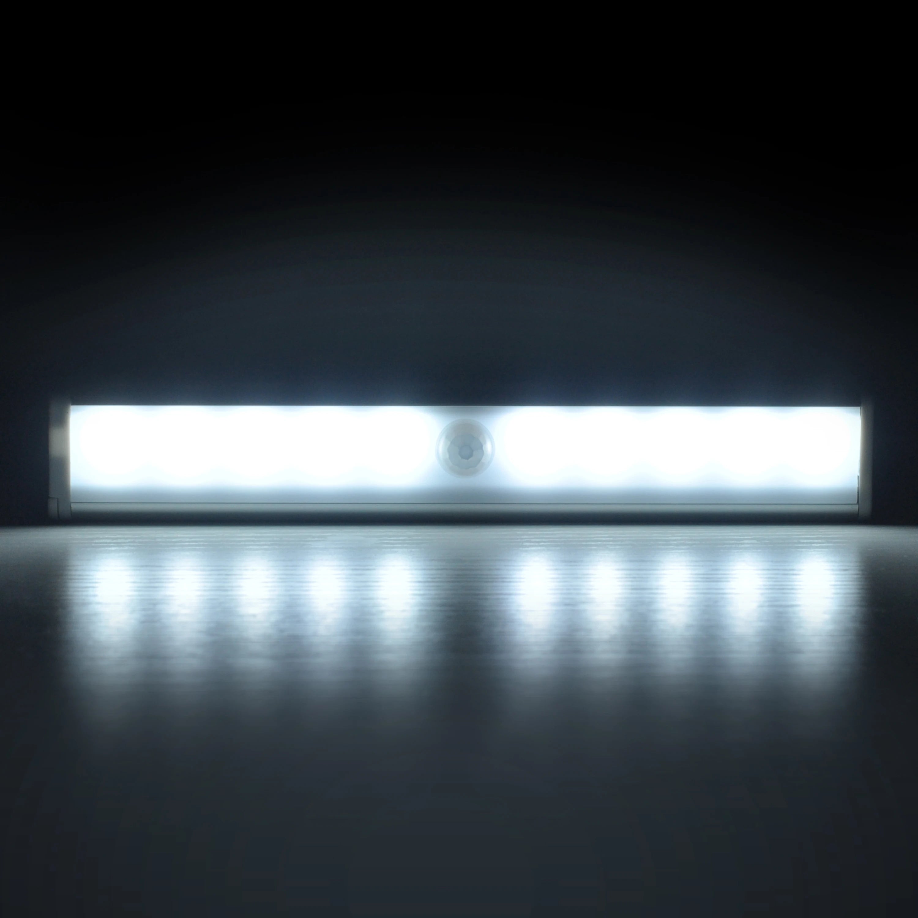 Drill-Free Magnetic Sensor Night Light USB Rechargeable for Closet Hallway Bedroom Automatic Induction Installation Zpaxo white